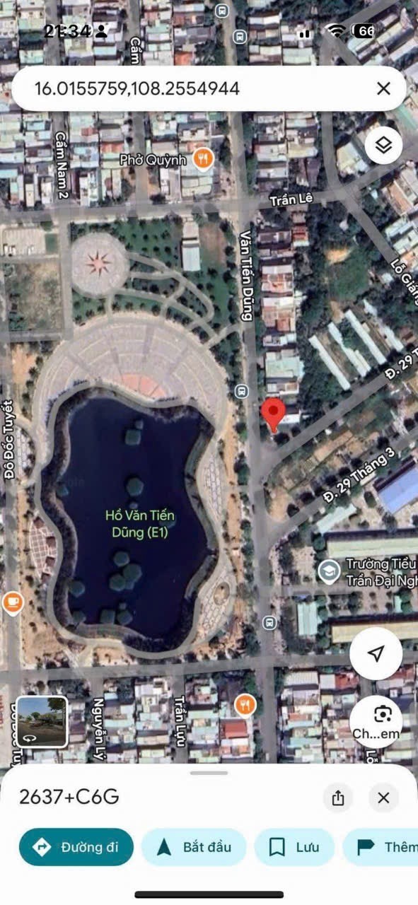 VĂN TIẾN DŨNG 245m², ĐẤT, ngang 22m, dài 11.2m, giá 18.5 tỷ, Cẩm Lệ
