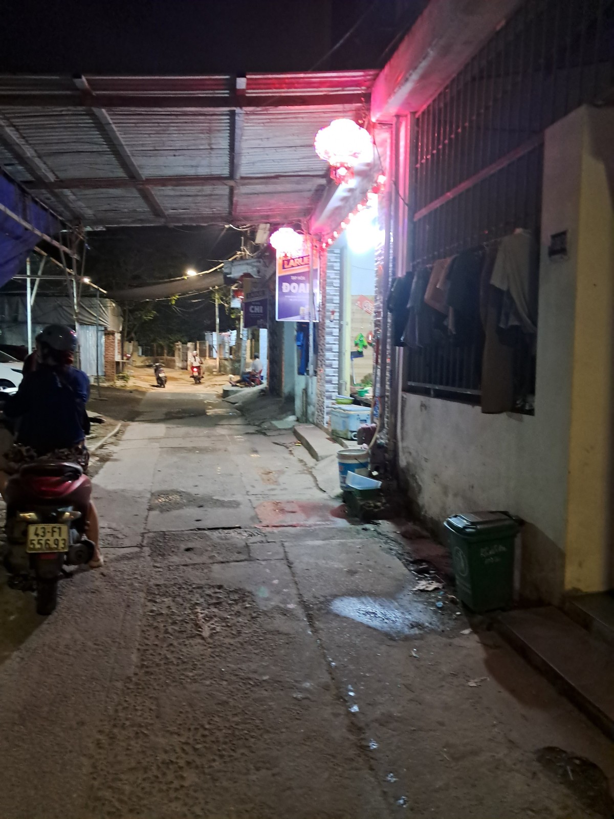 MẸ SUỐT 190m², ĐẤT, ngang 4.5m, dài 42m, giá 1.55 tỷ, Liên Chiểu