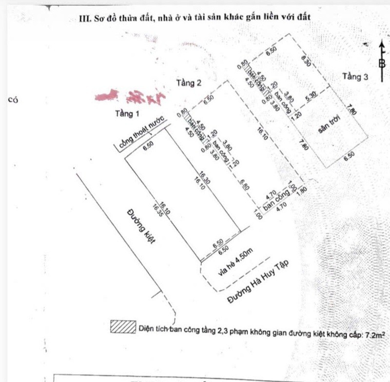 HÀ HUY TẬP 106m², 3 tầng, ngang 6.5m, dài 16m, giá 12.5 tỷ, Thanh Khê