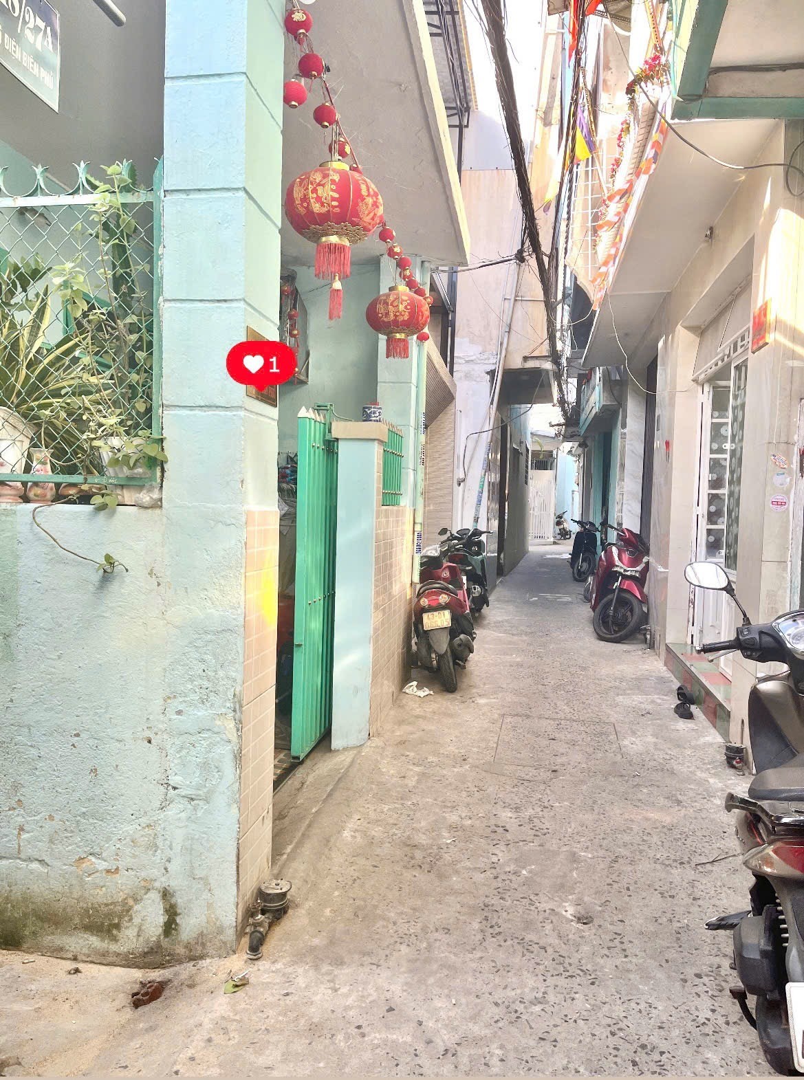ĐIỆN BIÊN PHỦ 62.6m², cấp 4, ngang 4.1m, dài 15.3m, giá 3.9 tỷ, Thanh Khê