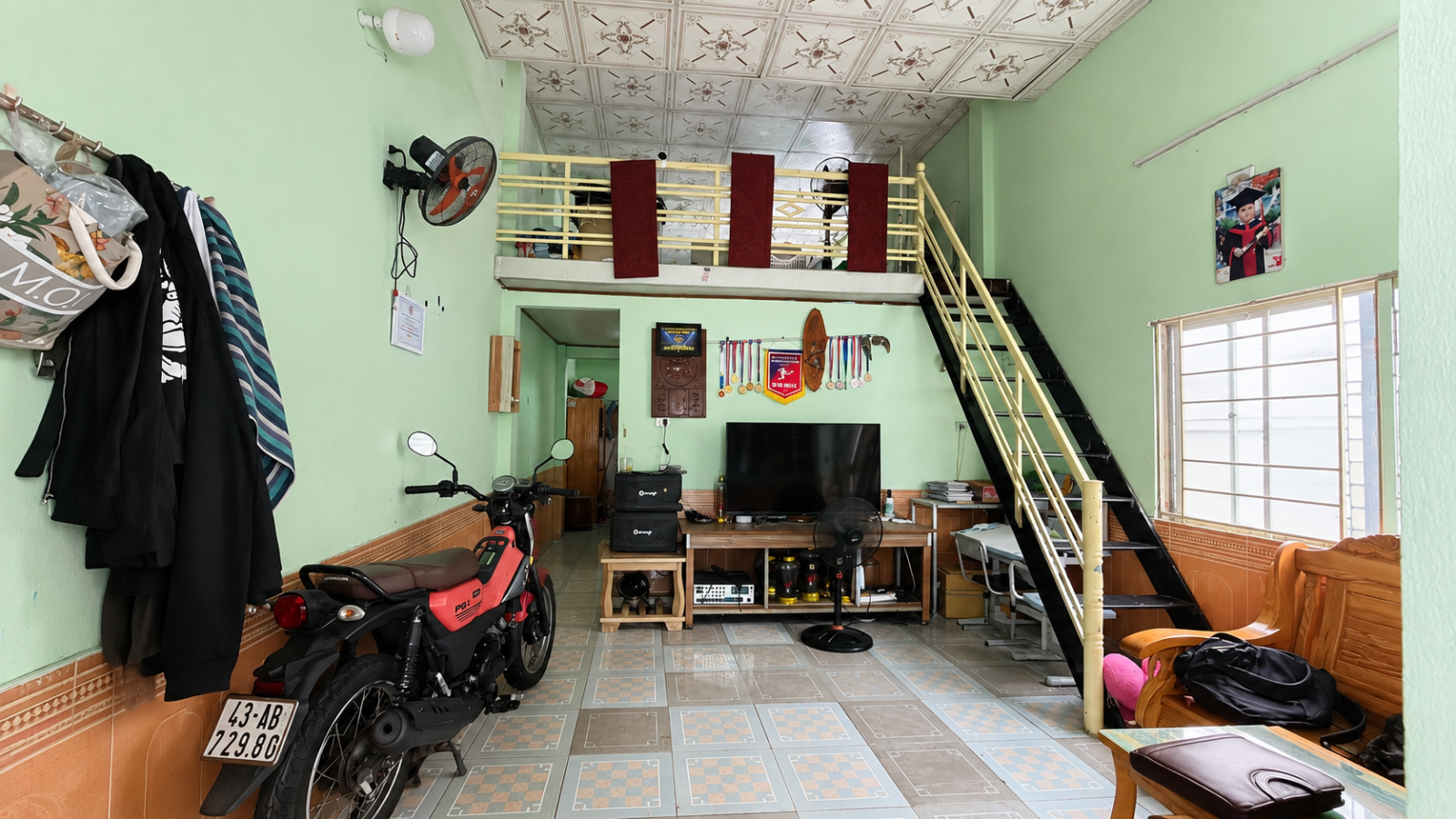 TÔN ĐẢN 56m², 1 tầng, ngang 4m, dài 14m, giá 2.6 tỷ, Cẩm Lệ